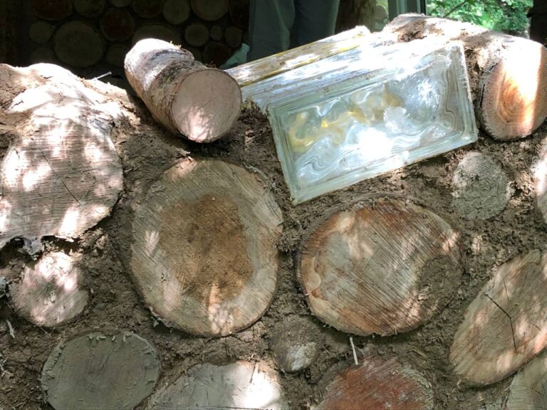 Cordwood im Bau
