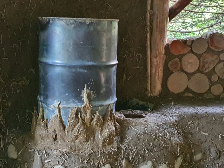 Rocket Stove fertig